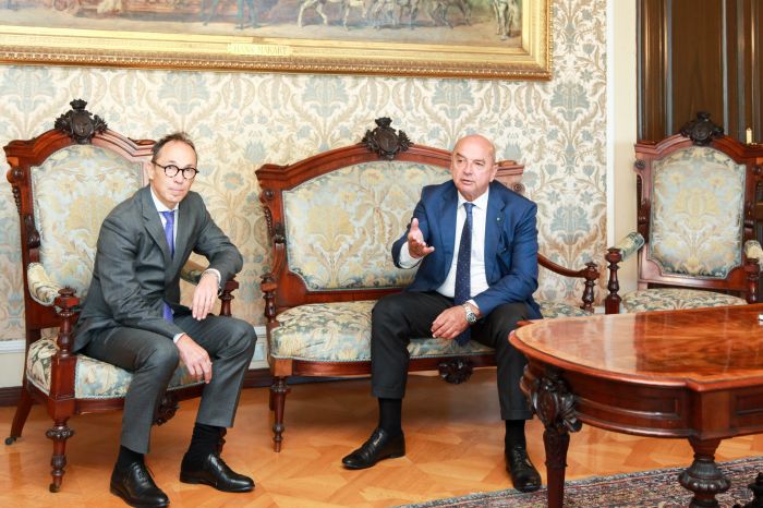 Giancarlo Bramante nuovo Avvocato Generale presso la Corte d’Appello di Trieste ricevuto dal sindaco Dipiazza