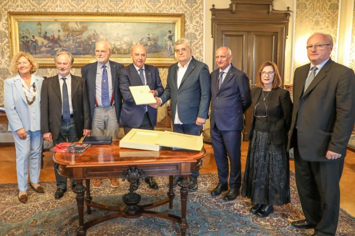 Il Sindaco Dipiazza ha ricevuto il presidente dell’AFIM (Associazione Fiumani Italiani nel Mondo) Franco Papetti. 