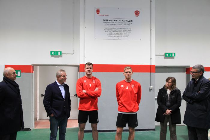 Scoperta oggi allo stadio Rocco una targa in memoria dell'amatissimo William Marcuzzi 