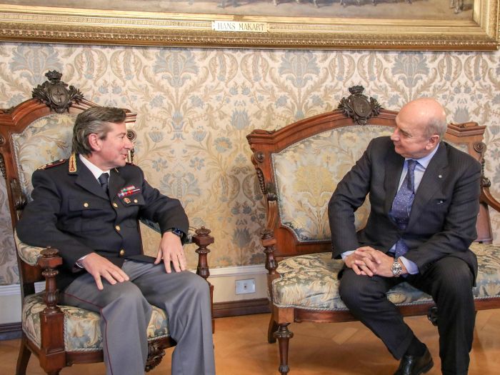Il Sindaco Dipiazza ha ricevuto il nuovo dirigente della polizia stradale FVG Giorgio Bacilieri