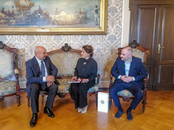 Il sindaco Roberto Dipiazza ha ricevuto la Console Generale della Georgia Natalia Kordzaia