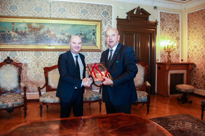 Sindaco ha ricevuto il nuovo Direttore Provinciale dell'Aci Angelo Centola