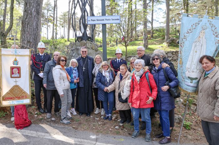  Intitolata a Papa Giovanni Paolo II una via vicino al Santuario di Monte Grisa, a 20 anni dalla sua morte