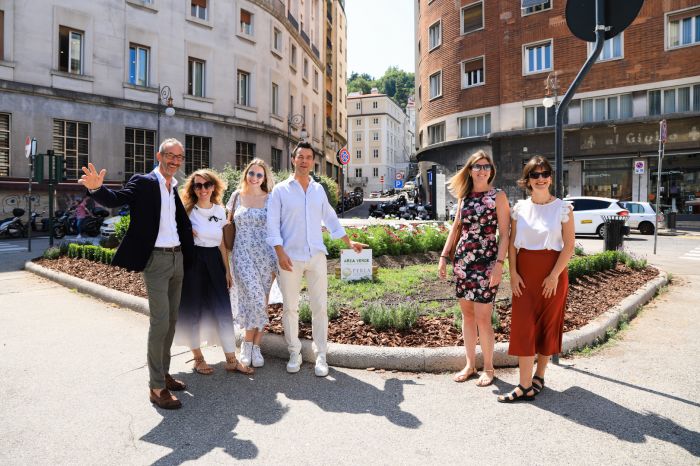 Largo Riborgo torna a nuova vita: rinnovata area verde, collaborazione Comune di Trieste - Perla Immobiliare