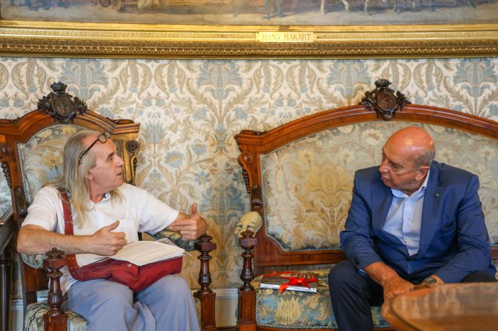 Il Sindaco riceve Tommaso Bianchi per il 50° del Gruppo Ecumenico Triestino