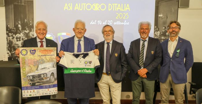 Asi Autogiro d’Italia 2025: 1.500 km di leggenda da Sanremo a Trieste, il grande viaggio delle auto storiche