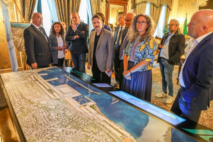 Trieste accoglie il Governatore della Stiria: incontro ufficiale tra Dipiazza e Kunasek in Salotto Azzurro