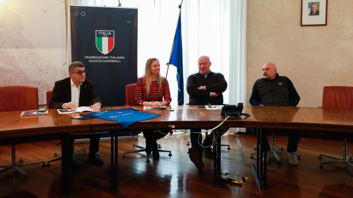Presentato lo stage della Nazionale Italiana di Pallamano e la partita Italia-Romania