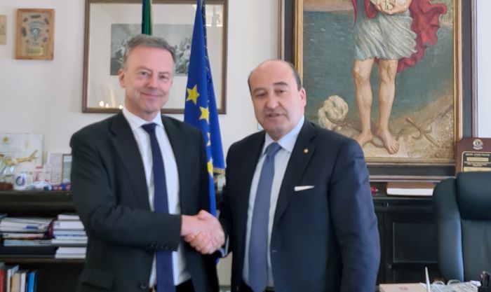 Trieste: Incontro tra il Prefetto Signoriello e l'Ambasciatore di Francia Briens