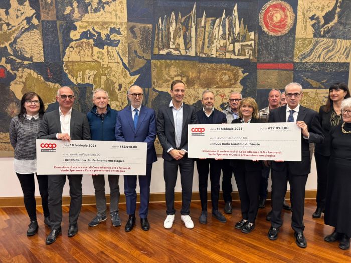 Prevenzione oncologica, 24mila euro al CRO e al Burlo: la donazione che rafforza la sanità del Fvg