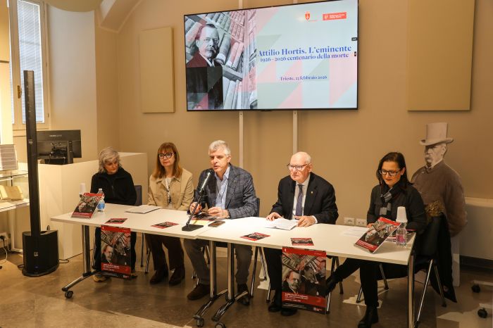 Presentato oggi il programma delle iniziative per celebrare il centenario della morte di Attilio Hortis 