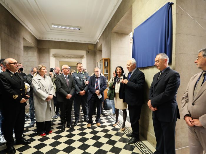 Palazzo di Giustizia, inaugurata la lapide per i 50 anni del processo sulla Risiera di San Sabba