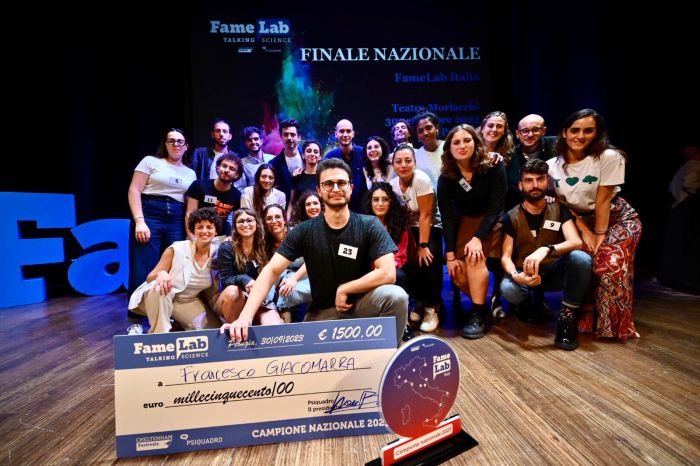 Famelab Italia, il triestino Francesco Giacomarra trionfa al talent show scientifico internazionale