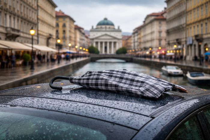 “Me ga rubado l’ombrela”: una triestina si sfoga sui social e Trieste si riconosce