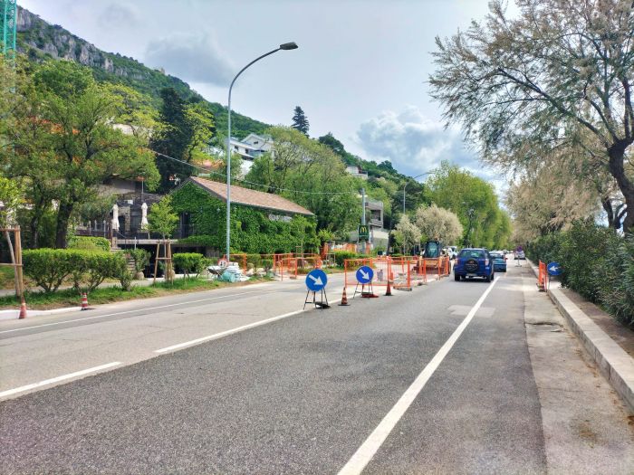 Nuovo attraversamento pedonale protetto in Viale Miramare nei pressi del secondo porticciolo