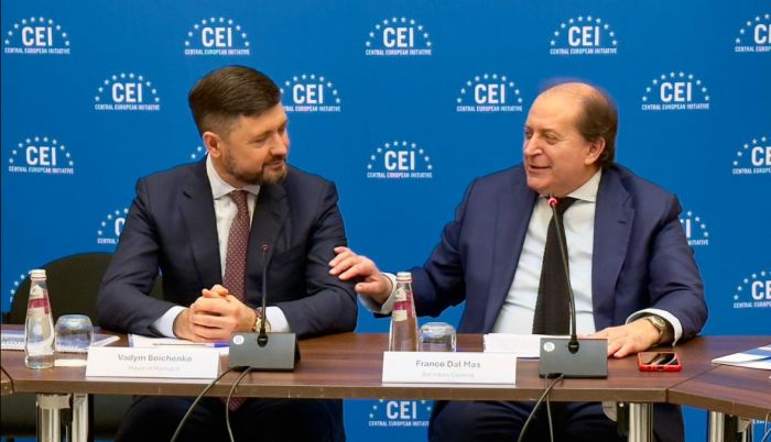 Trieste crocevia europeo, il sindaco di Mariupol incontra l’InCE e rilancia la sfida della ricostruzione