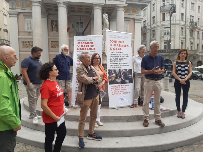 Trieste scende in piazza per Gaza: mobilitazione corale contro il massacro