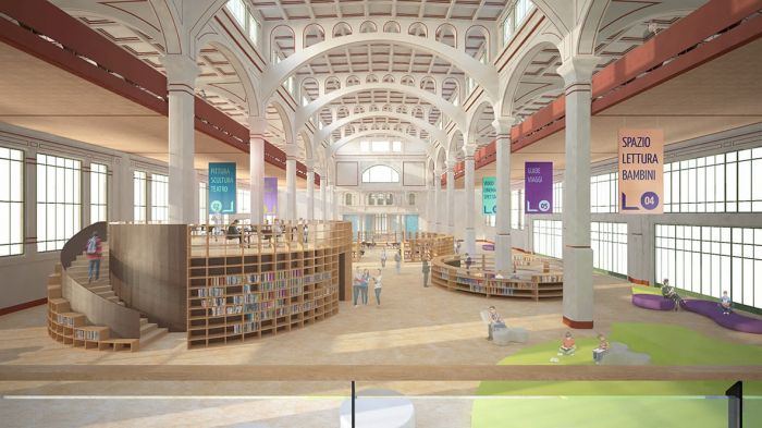 Biblioteca al Salone degli Incanti, Pd: “Progetto già definito, con 600 posti lettura e spazi da capitale”