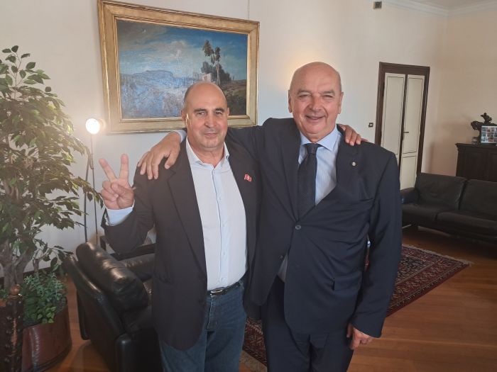 Giorgio Marchesich incontra Dipiazza in Comune: “Piacevole scambio di opinioni”