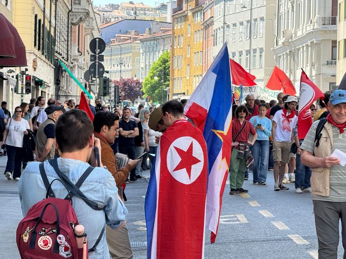 Nicole Matteoni: "Corteo del 1 Maggio a Trieste tra nostalgici e simboli titini"