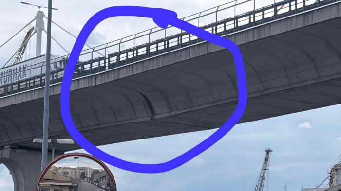 Campi Elisi, immagine della sopraelevata diventa virale: focus su un segmento dell’impalcato