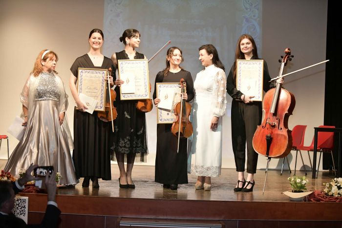 Serata “monarchica” a Trieste, premiato il New ERA Quartet: presente l'Arciduchessa di Asburgo Lorena