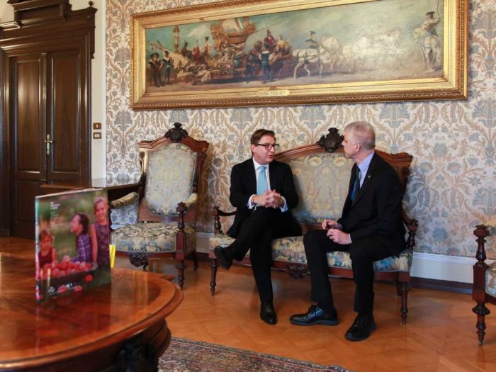 L'Assessore Maurizio De Blasio ha incontrato il Console onorario della Repubblica slovena a Trieste
