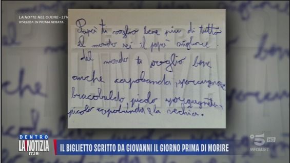 Dentro la notizia, il dramma di Trieste si tinge di nuove rivelazioni: mostrato il biglietto del piccolo