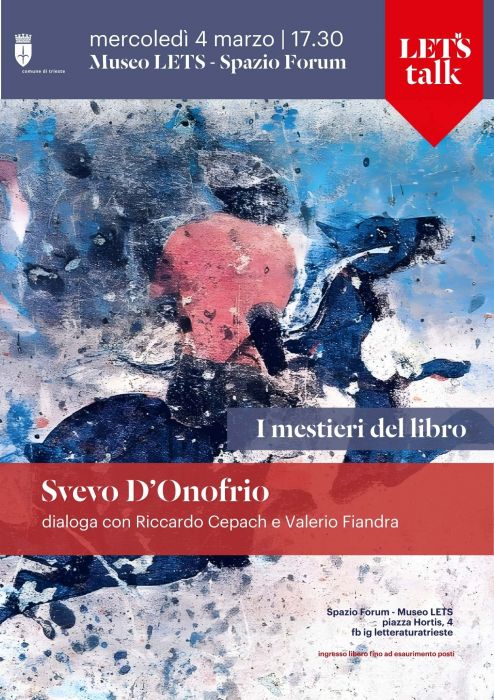 Mercoledì 4 marzo al Museo LETS: “I mestieri del libro” incontra Svevo D’Onofrio