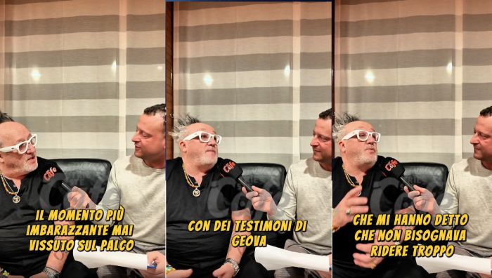 Max Cavallari si racconta: “Mi dissero di non far ridere troppo… ero davanti ai Testimoni di Geova” (VIDEO)