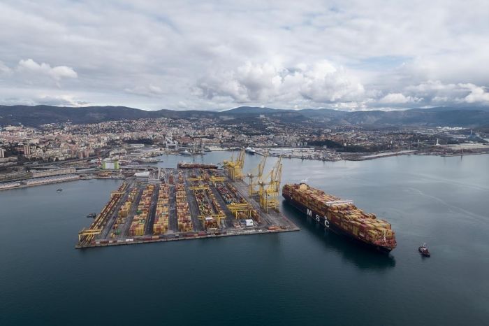 Gigante dei mari al Molo VII, MSC Diana entra nella storia del porto di Trieste con operazione record