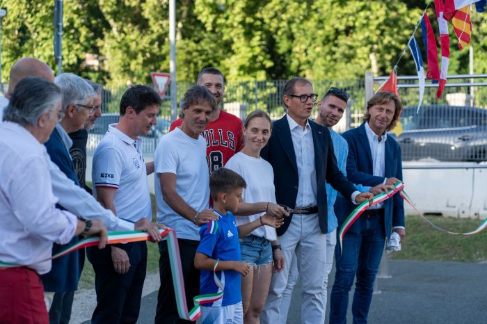 Inaugurato a Barcola il campetto polifunzionale del consorzio polo sportivo barcolano 