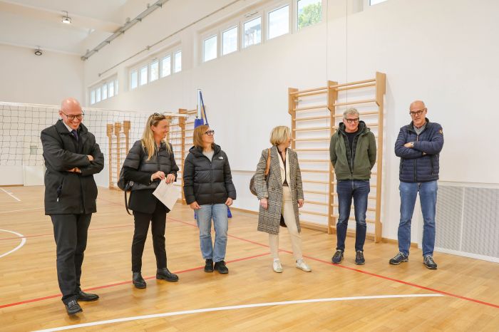 Inaugurata la palestra della scuola Giotto Stuparich