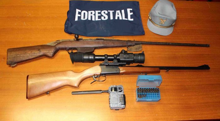 Operazione del Nucleo forestale antibracconaggio del CFR a Corno di Rosazzo, indagato un cacciatore