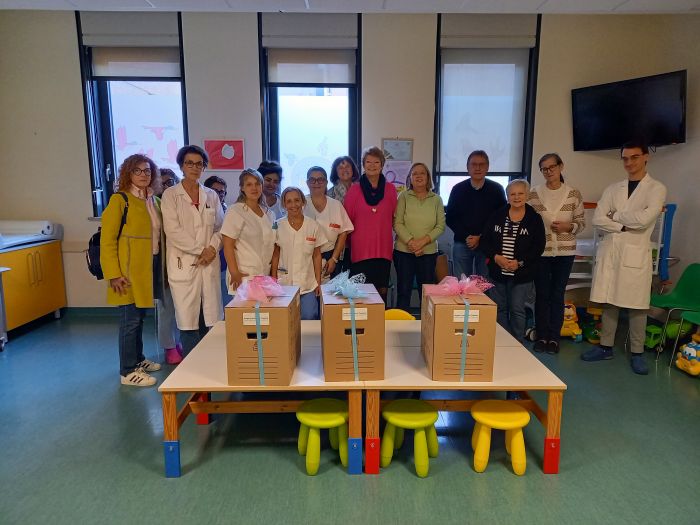 Donazione solidale al reparto Pediatria di Monfalcone