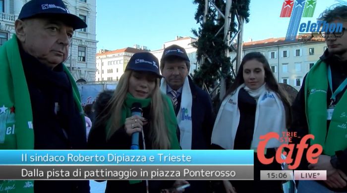 Maratona speciale Telethon a Trieste con il sindaco Roberto Dipiazza (VIDEO-INTERVISTA)