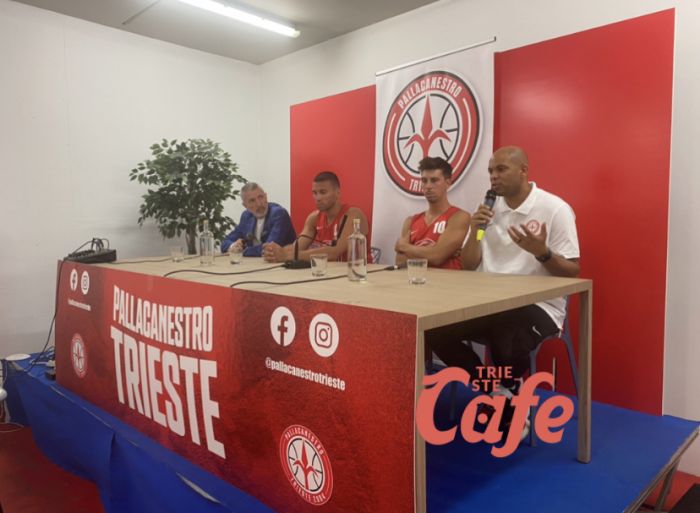  Pallacanestro Trieste, i talenti triestini Bossi e Ruzzier presentati alla stampa (VIDEO-SERVIZIO)