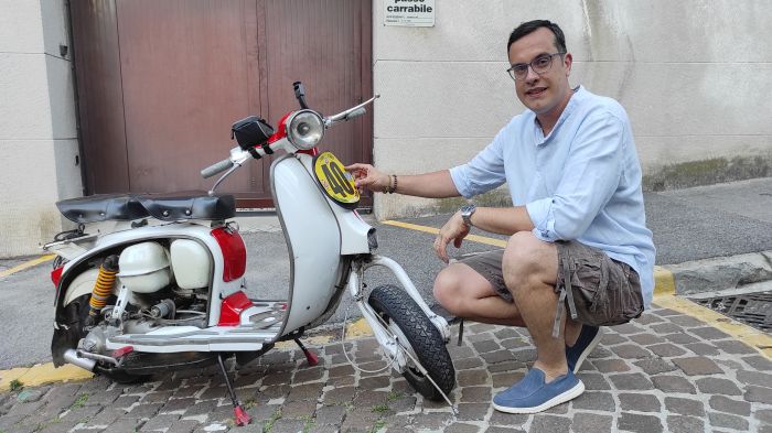 Rievocazione della Milano Taranto, c'è il triestino Michele Pianigiani, presidente "Trieste in Lambretta"