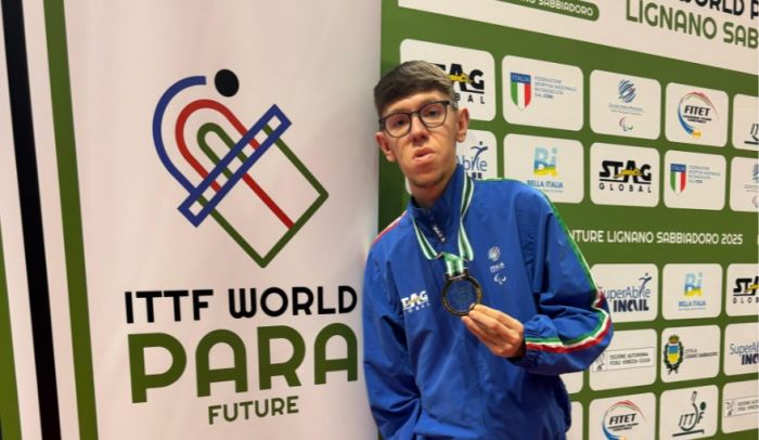 Tennistavolo paralimpico, Matteo Parenzan trionfa al World Tour: “Vincere da numero 1 non è mai facile”