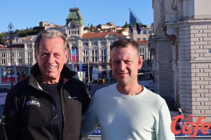 Scoccimarro dalla terrazza Trieste Cafe: “Trieste modello di sostenibilità e mare pulito” (VIDEO)