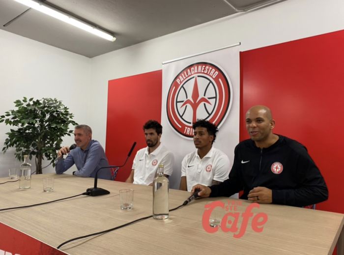 Pallacanestro Trieste, presentati Brooks e Filloy (VIDEO-SERVIZIO)