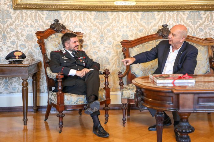 Sindaco ha incontrato il Comandante Provinciale dei Carabinieri in visita di commiato