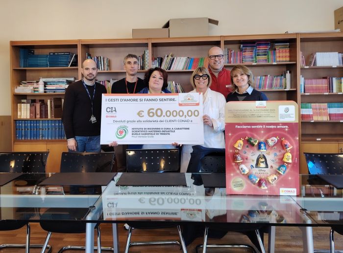 Conad sostiene l’innovazione tecnologica del Burlo