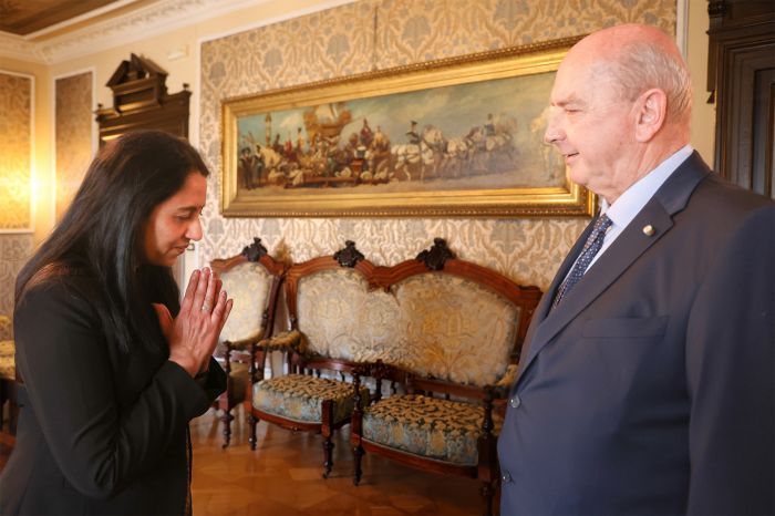 Dipiazza riceve l’ambasciatrice d’India Vani Rao