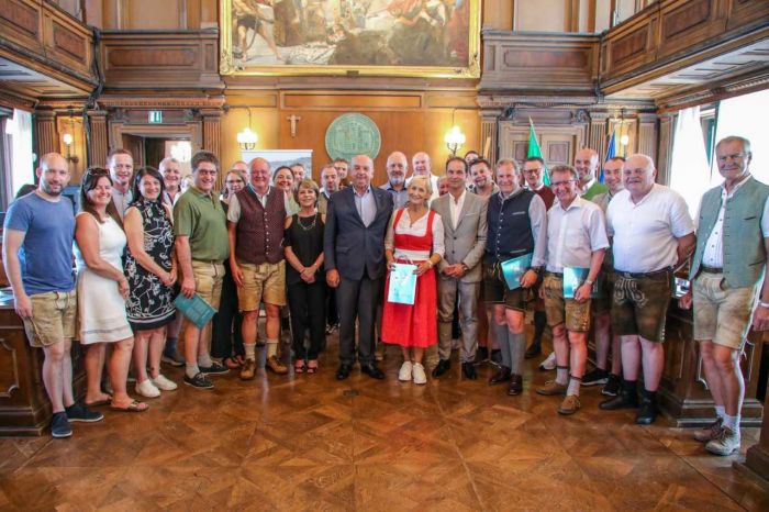 Delegazione dei sindaci salisburghesi ricevuta dal sindaco Dipiazza