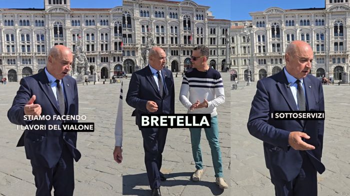 Dipiazza a Trieste Cafe: 'Evitare Largo Santos causa lavori in corso’ (VIDEO)