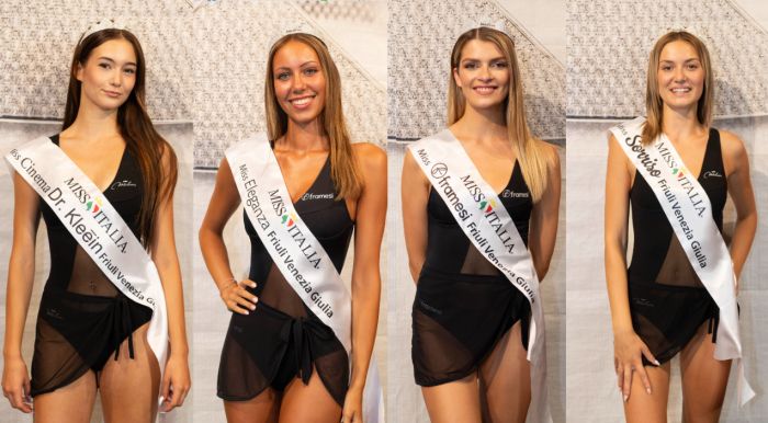 Triestine a valanga! Poker di "mule" nostrane qualificate alle “prefinali” nazionali di Miss Italia 