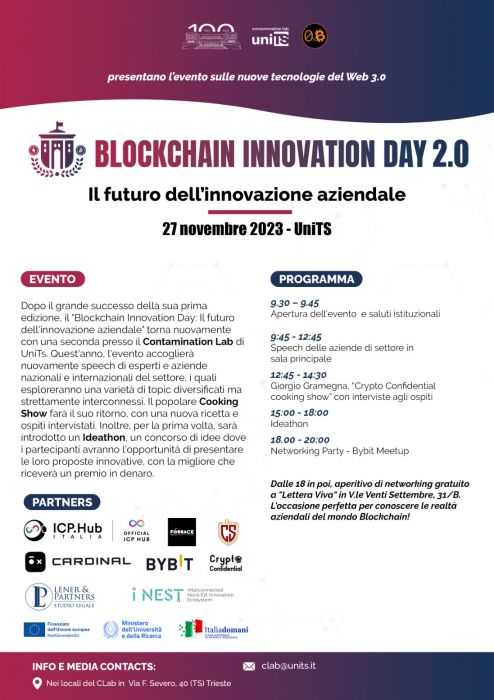 Blockchain Innovation Day (2a edizione): il futuro dell'innovazione aziendale