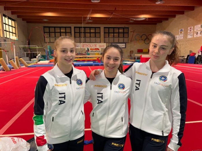 Tre ginnaste del Centro Federale (CAT) di Trieste convocate al Trofeo Internazionale di Jesolo