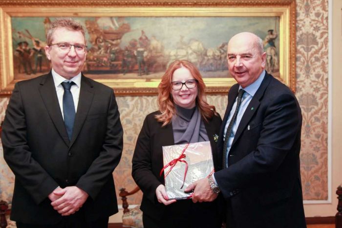Il Sindaco Dipiazza ha ricevuto Mateja Hrvatin Kozlovič, vicesindaco di Capodistria